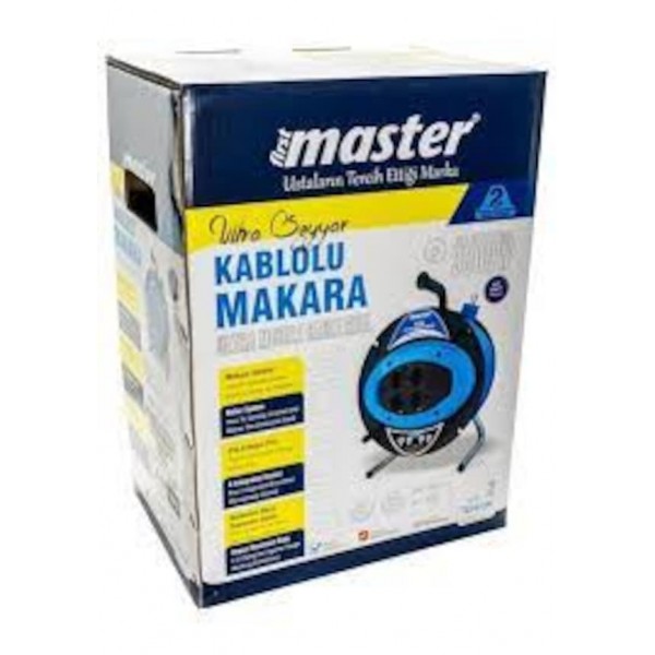 Master 505432 Ultra Plastik Gövde Makaralı Kablo 3x1.5mm 50 Metre